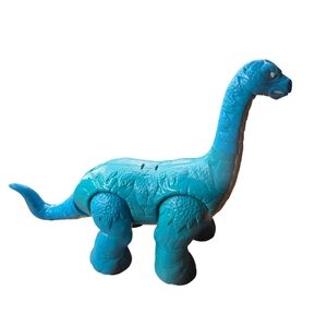 Fisher-Price Imaginext Blue Apatosaurus Articulated Dinosaur 11 Inches Tall 2010